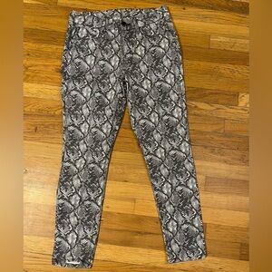 Seven jeans snake print